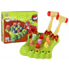 LEAN TOYS Hra Buchni Dinosaura – kladivá, zvuky, svetlá – zelená