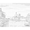 ZUTY Bodkovanie - CANAL GRANDE BENÁTKY TALIANSKO Rámovanie: vypnuté plátno na rám, Rozmer: 80x100 cm