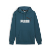 Pánska Mikina PUMA ESS+ 2 COL BIG LOGO HOODIE FL 58676408 – Tyrkysová