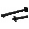 STENOVÉ RAMENO PRE DAŽĎOVÚ SPRCHU, DRŽIAK ČIERNE 40 cm