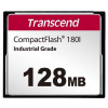 Transcend 128MB INDUSTRIAL TEMP CF180I CF CARD, (MLC) paměťová karta (SLC mode), 85MB/s R, 70MB/s W TS128MCF180I