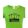 Dámske tričko - Značkové tričko, Barva Zelená, Velikost S Bezvatriko.cz 0499