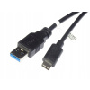 Kábel Vitalco USB - USB typ C 1 m čierny