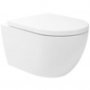 Kielle Oudee Závěsné WC se sedátkem, Vortex Rimless, bílá 30102003