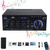 HIFI STEREO ZOSILŇOVAČ 2.0 S BLUETOOTH 5.0 FM RÁDIOM A USB SD VSTUPMI