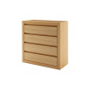 Drevená komoda - dub KD303