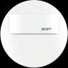 Schodiskové svietidlo SKOFF 0,8 W s integrovaným LED zdrojom 7,3 cm, biele