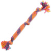 Preťahovadlo DOG FANTASY farebné so zvukom vzor č.2 - 3 knôty 53 cm