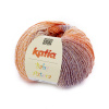 Katia BABY AZTECA Farba: 969/52 ... Oranžová-šedá