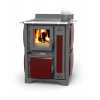 THERMOROSSI BOSKY COUNTRY 30 EVO VINTAGE - Kuchynské kachle na pevné palivo s teplovodným výmenníkom Farba: Bordová