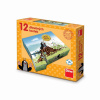 Dino KRTKOV ROK 12 Drevené licenčné kocky drevený design