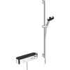 HANSGROHE Pulsify Select S nástenný sprchový termostat ShowerTablet Select 400, ručná sprcha 3jet Relaxation priemer 105 mm, sprchová tyč 90 cm, jazdec a sprchová hadica 160 cm, chróm, 24270000