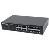 Intellinet 16-port Gigabit Ethernet Switch, 16x GbE, fanless 561068