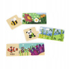 Viga puzzle zvieracie domovy