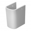 Duravit DuraStyle - Polnoha pre umývadielko, biela 0858310000