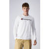 Tričko CHAMPION biele crewneck long sleeve t shirt 219207 WW001 WHT