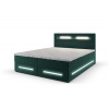 Čalúnená posteľ boxspring MINOR + vrchný matrac - monolith 37 / 140x200