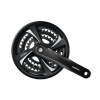 Kliky Shimano Tourney FC-TX801 48-38-28, 175 mm černé