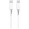 Swissten Dátový kábel TPE USB-C / USB-C PD 5 A (100 W) 2,5 M biely