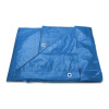 Plachta krycia s okami 3x4 m, 70g/m2 PE modrá