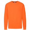 Mikina pánska Fruit of the Loom Lightweight Set-In Sweat - oranžová, M