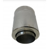 Rúra sa zderí pre zvislý dymovod ø 150mm, IZOL EKO 08