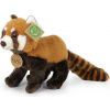 RAPPA Plyšová panda červená 20 cm ECO-FRIENDLY