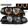 PREDNÉ SVETLÁ ANGEL EYES ČIERNA pre BMW E46 05.98-08.01 S/T