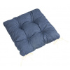 Bellatex Sedák Adéla prošívaný, Modrý denim - 40x40 cm