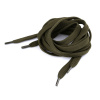 Šnúrky do topánok, tenisiek, mikín dĺžka 130 cm - (6507) zelená khaki (2 ks)