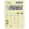 Canon LS-125KB-PYL vrecková kalkulačka, displej (počet míst) 12, na batérie, solárny pohon, pastelová žltá; 80-100004