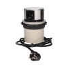 Zásuvkový blok okrúhly ORNO OR-AE-1342, 3x zásuvka, 2x USB nabíjací, farba strieborná, kábel 1.5m