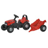 Rolly Toys Šliapací traktor s prívesom Case CVX 1170