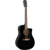 Elektro-akustická gitara CD-60SCE WN Black Fender