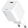 ColorWay AC nabíjačka GaN Mini 25W PD Port, PPS, USB-C, biela CW-CHS052PD-WT