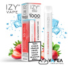 IZY VAPE ONE+ Strawberry Ice 18 mg 1000 poťahov jednorazová elektronická cigareta