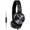 SONY sluchátka MDR-ZX310AP, handsfree, černé MDRZX310APB.CE7 Sony
