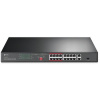 TP-Link TL-SL1218P Switch 16x 10/100Mbps PoE+ 2x GLAN 1x SFP 19