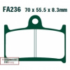 EBC - Brzdové doštičky TRIUMPH THUNDERBIRD LT (1699CC) (14)/ SPRINT ST 1050 (ABS) (05-10)/ DAYTONA 955I (05-06) FA236