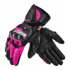 Kožené motocyklové rukavice SHIMA RS-3 LADY PINK čierne ružové DARČEKY
