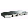 D-Link DGS-1510-28P 28-portový gigabitový stohovateľný SmartPro PoE switch, 24x gigabitový RJ45, 2x 10G SFP+ port, 2x S DGS-1510-28P-E