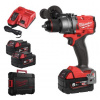 Milwaukee M18 FPD3-502X příklepová vrtačka 18V, 2x akumulátor, nabíječka, kufr