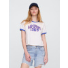 GAP Crop tričko Biela XS Biela Biela