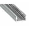 LED profil LUMINES typ A, strieborný eloxovaný, 1 m