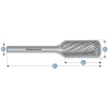 Karnasch 114010025 | (ZYA) - Valcová fréza CYLINDER + RADIUS HP-3 12x25x8-70 mm, nepovlakované