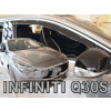 Deflektory - Protiprievanové plexi Infiniti Q30S 5D 2015 - 2019