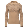 Dámsky Sveter dlhý rukáv GUESS LISE 4G LS SWEATER W3BR81Z37K0-F1FP – Hnedá