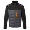 PORTWEST Bunda S381 Hybrid Baffle, zateplená POR-S381BKRS S Černá