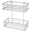 tesa Dvojposchodový košík do sprchy Baath stredný, chróm, 275 x 250 x 125 mm