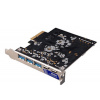 AKASA PCIe karta 2xUSB 3.2 Gen 2 Type-C a 3xType-A PR1-AK-PCCU3-09